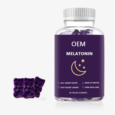 China OEM Private Label Daily Vegan Supplements Gummy Candy Promotes Relaxation And Sleep Melatonin Gummies for sale