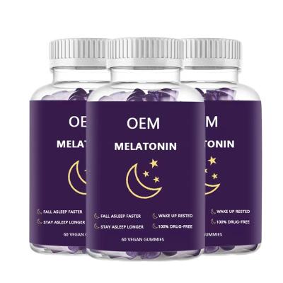 China Custom Natural Organic Melatonin Melatonin Health Care Food OEM Flavor 100% Sleep Gummies for sale