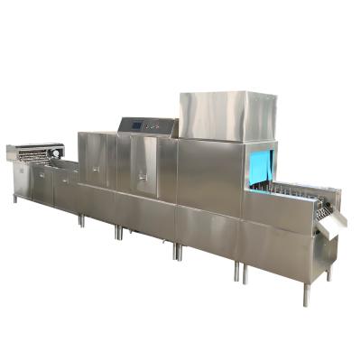 China Double Rinse Newly Designed Commercial Type Long-Dragon Soakable Dishwasher for sale