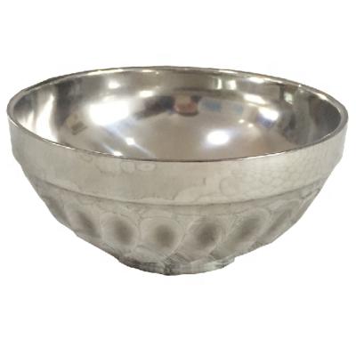 China High quality viable non-slip metal salad bowl for sale