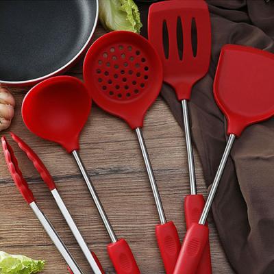 China Hot Selling Kitchen Products Silicone Tool Kit Silicone Spatula Kitchen Tool Kit for sale