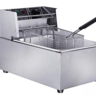 China Restaurant Skillet Fried Chicken and French Fries Single and Electric Double Cylinder Fryer for sale