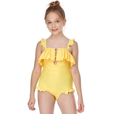 China Manufacturers exclusively Europe and the United States 2021 new girls' snap nylon children's swimwear cross-border XS for sale