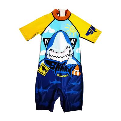 China Long sleeve sunproof beach swimwear children warm windproof swimwear kids sunblock tops monokini girls one piece swimming suit for sale