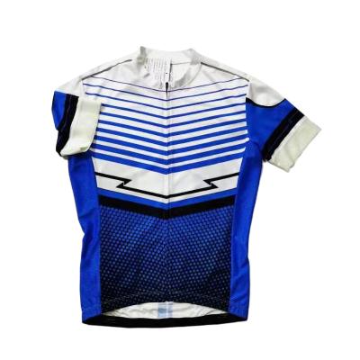 China Other Factory Wholesale Men Cycling Singlet With Short Sleeves Moisture Wicking Breathable Quick Dry Cycling Custom T-Shirt Bike Shirt for sale