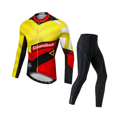 China 2020 New Autumn/Winter New Mountain Bike Clothing Set Summer Breathable Cycling Cycling Tight-fitting Suit for sale