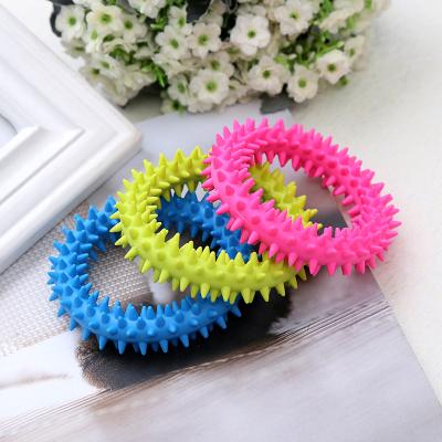 China Viable Dog Ring Creative Gifts Wholesale from Thorn Ring Circle Pet Toys Wear-Resistant for sale