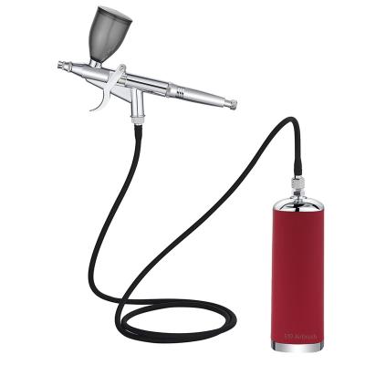 China 519 Airbrush Built-in Rechargeable Portable Airbrush Starter Tanning Machine for Handheld Spray Bronzing AF90-2 for sale