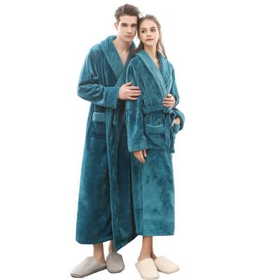 China Enssy Breathable High Quality Soft Long Robe Woman Home Wear Winter Couples Women And Men Bathrobe Women for sale