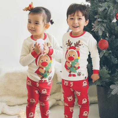 China Bulk Parent-child Breathable Custom Suit Sleepwear Kids Enssy Christmas Pajamas Set for sale