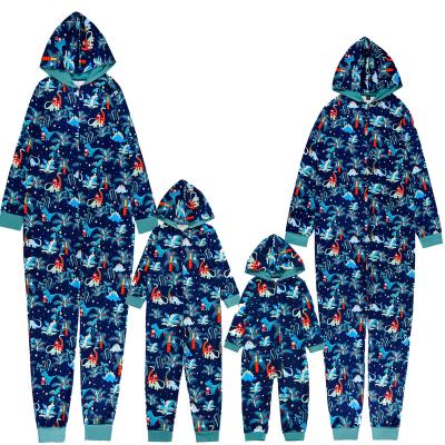 China New Breathable Enssy Christmas Family Wear Border Printing Kids Adults Christmas Family Pajamas Sets for sale