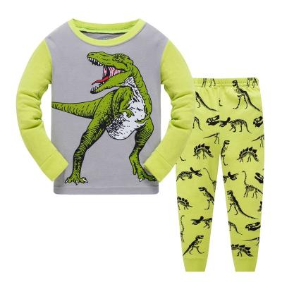 China New Boutique Breathable Luxury Cartoon Pajamas Children's Enssy High Quality Cotton Pajamas Set Children for sale