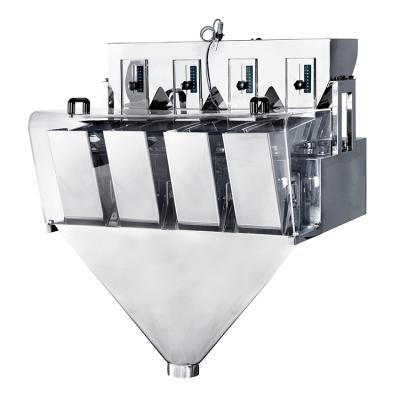 China 4 Heads Scale Multifunctional Linear Salad Weigher Scale Nut Weighing Machine Food Industries Combination Processing Machine SK-LH4L3.0 for sale