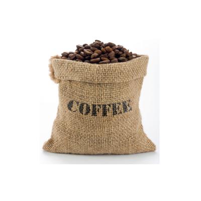 China Recyclable Wholesale Custom Logo Fabric Sack Jute Bag For Coffee Beans for sale