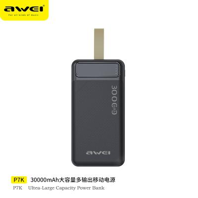 China 10000mah Awei High Capacity Portable 30000Mah 20000Mah Power Bank 10000Mah Original Custom Oem 2023 Powerbank Power Banks Power Station for sale