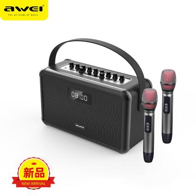 China Phone Function Awei Blue Tooth 5.0 Speakers Y888 22400Mah Aux Live Monitor Wireless Microphone Bt Tf Tws 2023 New Portable Speakers Audio Sound for sale