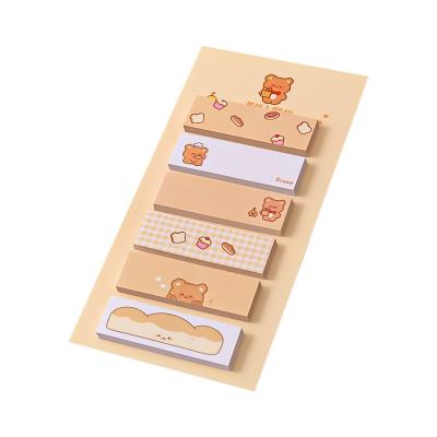 China Self-Adhesive Students creative cartoon  sticky notes can paste notes index strip office useCustom Colorful Sticky Notes Strong for sale