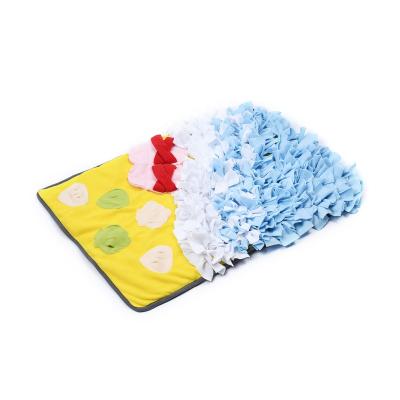 China KUNDA Sandy Beach Design Washable Anti Slip Pet Pad Training Dog Nose Slow Feeding Work Stocked Mat Interactive Dog Toys for sale