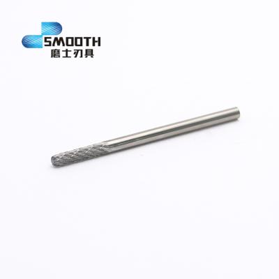 China Smoothing high quality carbide rotary files for grinding metal-taper with radius end shape-SL-41, SL-41M, L0310 for sale