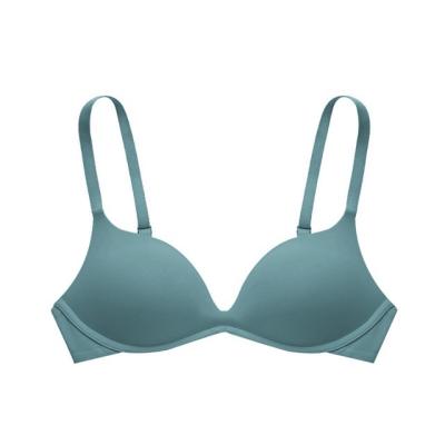 China 2022 new QUICK DRY soft soft rimless thin bras simple and light traceless chest girl underwear small for sale