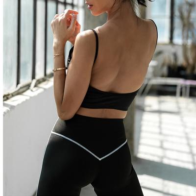 China New Yoga Vest Women Breathable Running Comfortable Shockproof Sports Sports Bra for sale