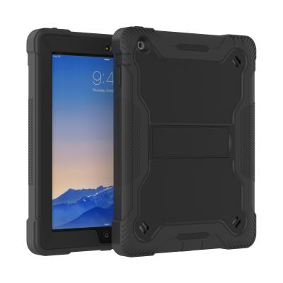 China Rugged Shockproof China Ready To Ship Heavy Duty Rugged Built-in Luxury Low MOQ Kickstand Tablet Case For Ipad 2 3 4 Case Cover for sale