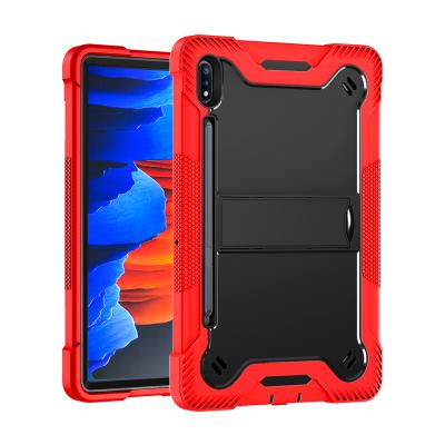 China South American Popular Pattern Full-Body Impact Resistant Rugged Shockproof Tablet Cover Para For Samsung Galaxy Tab S7 Cover Case Pen Slot for sale