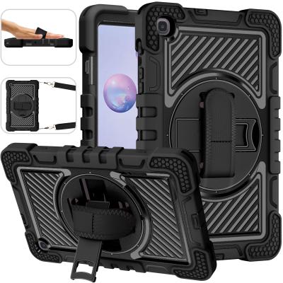 China Shockproof Rugged Rugged Silicone Tablet Kids Rugged Case With Strap Holder For Samsung Galaxy Tab A 8.4 Case for sale