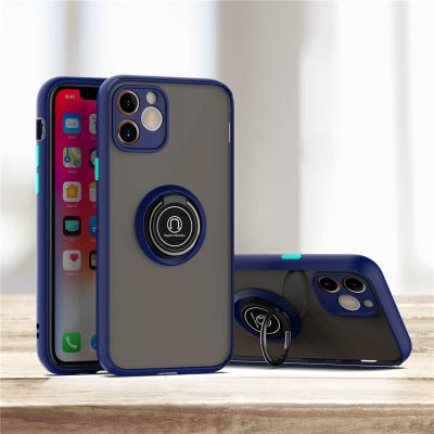 China Anti-fall 2021 Ring Shockproof Bumper Phone Case anti-skid for iPhone 12 mini case for sale