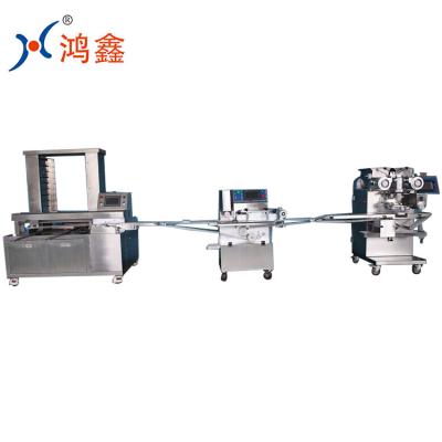 China Other Full Automatic Mochi Mooncake Maamoul Encrusting Machine for sale