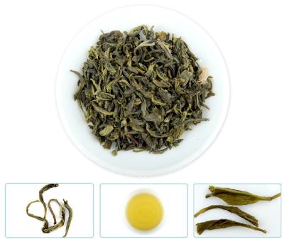 China Wholesale natural jasmine loose tea plant maofeng loosen tea bubble tea ingredient for sale