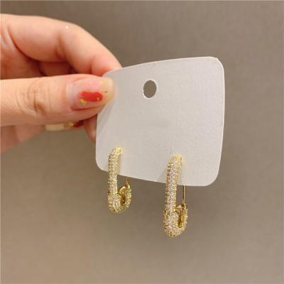 China No Fade Amazon Available FBA Dropshipping Korean Female Simple Gold Circle Earrings Exaggerated Ring for sale