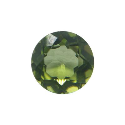 China Star Gemstone Peridot Round Cut 6x6mm Natural Loose Minerals Gemstones for sale