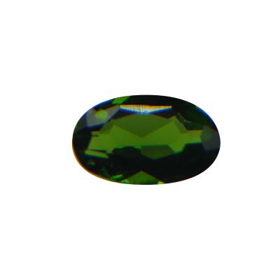 China Jewelry Inlay 3*5 Oval Cut Natural Gemstone High Quality Natural Chrome Diopside for sale