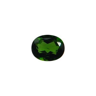 China Jewelry Inlay Making And DIY 3*4 Mm Oval Cut Loose Gemstone Natural Chrome Diopside For Jewelry Making for sale