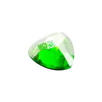 China 2020 Wholesale High Quality Jewelry Inlay New Product Triangle Cut 9*9mmNatural Peridot Gemstone Peridot Gemstone Quartz for sale