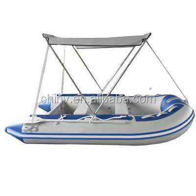 China Fishing Aluminum Floor Inflatable Boat As Rowing Boat And PVC Fishing Boat for sale