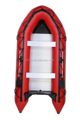 China PVC Aluminum Floor Inflatable Boat And Fishing From PVC Boat for sale