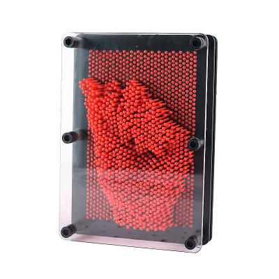 China Hot Plastic Creation Toy 3D Fingerprint Pin Art Board Hand Casting Frame Needle Game/Decoration/Toy Creation Sale for sale