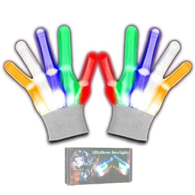 China High Quality Hot Selling LED Glow Mitt Party Supplies Fun Finger Bone Cool Light Up Flashing Party Supplies for sale