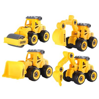 China 2022 best selling toy vehicle toy friction product plastic disassembly truck toy for children novelty gifts for sale