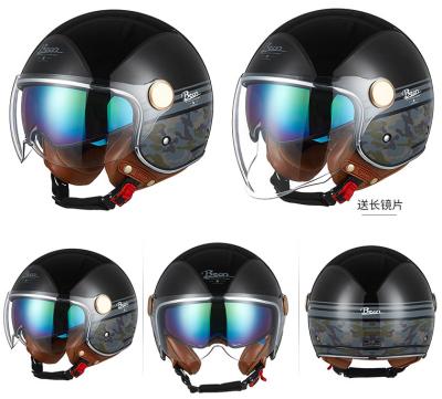 China Style Fashion Wholesale Adults Motorcycle Half Helmets Four Seasons Motorcycle Off-Road Helmet Casco for sale