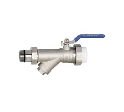 China PPR Brass Strainer Ball Valve General China Manufacturer With Union 1