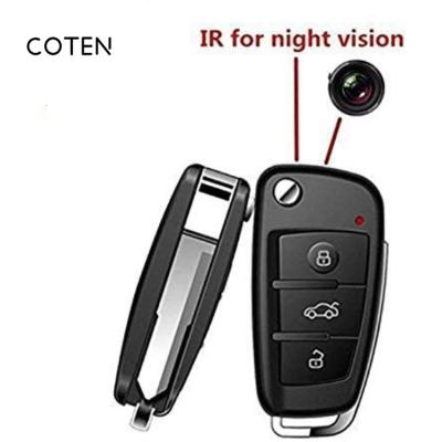 China NIGHT VISION S820 Full HD Key Car Key Invisible Camera 1080P Camera Chain Camcorder IR Hidden Very Small Key Car Key Invisible for sale