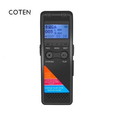 China Long time 350hours rechargeable audio recorder MP3 player voice control digital voice recorder for meetings Ct-350 for sale