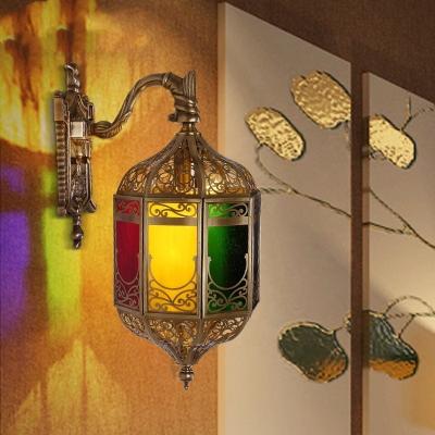 China Colored Balcony Vintage Copper Wall Light Project Lighting Design for sale