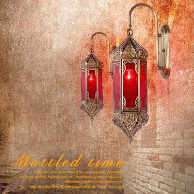 China Colored LED Antique Copper Wall Lights  Antique Copper Outdoor Lights for sale