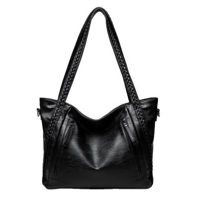 China Cross 2021 - body tote vintage style large capacity PU leather single shoulder lady bag for sale