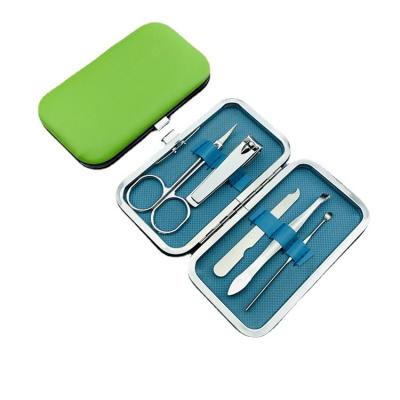 China Finger Nail+foot Nail Clipper Customizable Logo Manicure Tool Trimming Nail 5 Pieces Fine Nail Clippers Set for sale