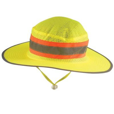 China Water Proof Sun Resistant Cool Outdoor Safety Mesh Hats Cap Work Hats Reflective Hats for sale